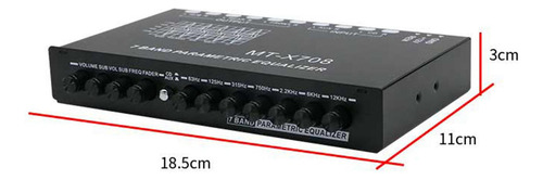 Ecualizador De 7 Bandas Chip Dsp Entradas Cd Aux