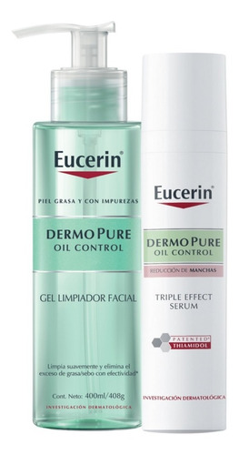 Eucerin Combo Dermopure Anti Brillo Matificante Limpiador