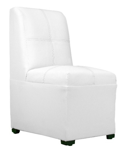 Sillón Lounge Sala Eventos Exterior Jardín Puff Cafetería Color Blanco