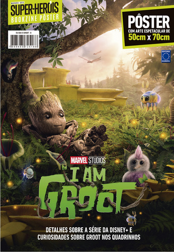 Superpôster Mundo Dos Super-heróis - Eu Sou Groot - Arte B, De Editora Europa. Editorial Europa, Capa Mole Em Português