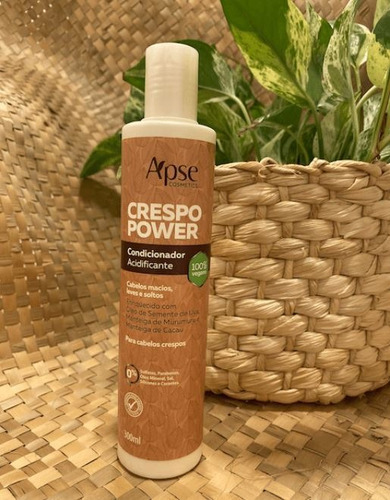 Kit Crespo Power Apse Shampoo E Condicionador Acidificante