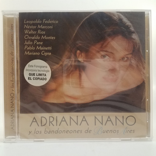 Adriana Nano Y Los Bandoneones De Buenos Aires - Cd Cerrado