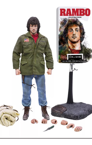 Rambo First Blood Figura Stallone Legacy 1/6 Tipo Hot Boneco