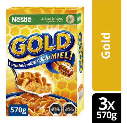 Cereal Gold 570g Pack X3