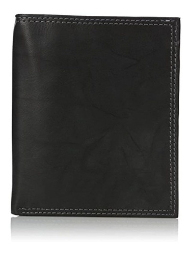 Billetera De Piel Color Negro Para Hombre. Marca Buxton