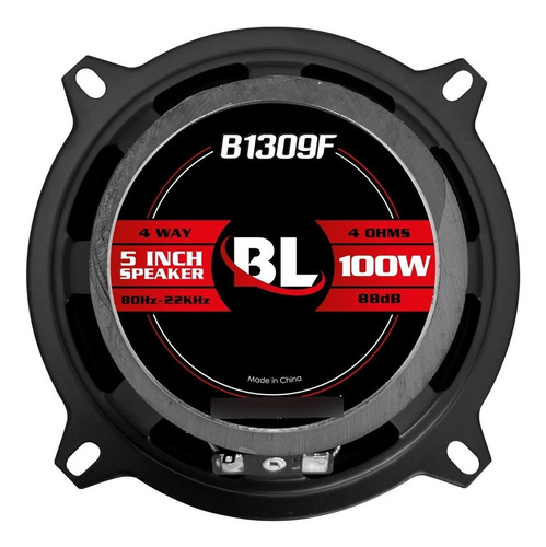 Imagen 6 de 10 de Parlantes Blauline B1309f 5 Pulgadas 100 Watts 4 Vías