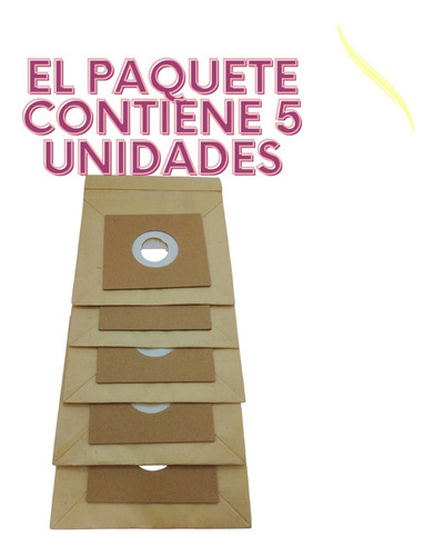 Imagen 2 de 5 de Bolsas Aspidadoras Atma Ultracomb As4210 5 Unidades Compatib
