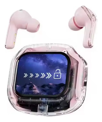 Auriculares Air Max Ultra Pro Cristal - Sonido Premium Rosa