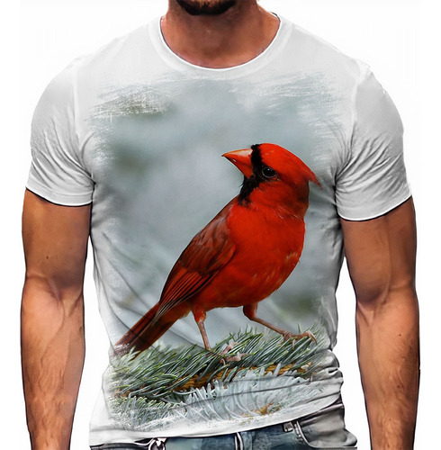 Camiseta Pássaro Cardeal 02 A