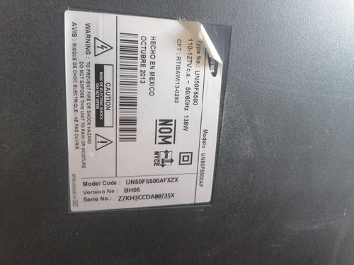 Fuente Samsung Un50f5500 (Usado)