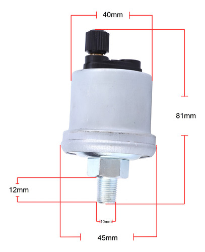 Vdo Sensor Resistivo Presión De Aceite 1/8 Npt 360-004