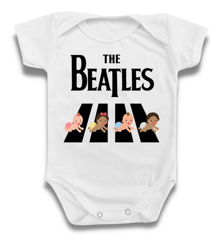 Body Para Bebê The Beatles Baby Rock Música Divertido Frases