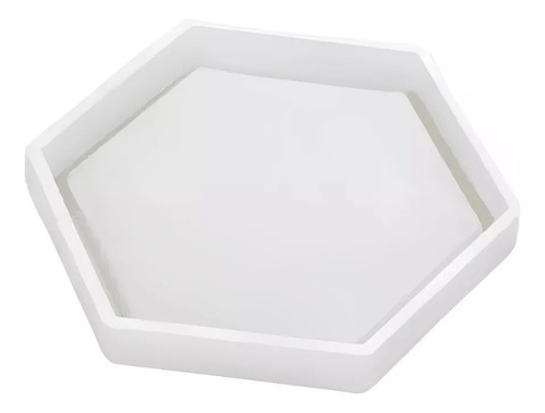 Molde De Silicona Bandeja Hexagonal Para Manualidades Diy