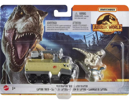 Jurassic World Matchbox Vehículo Transportador Fmy31 Mattel