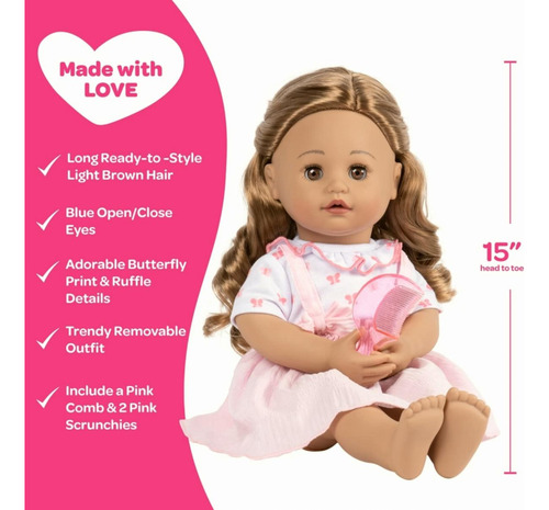 Adora My Sweet Style Doll Collection, 15 Toddler Doll Made