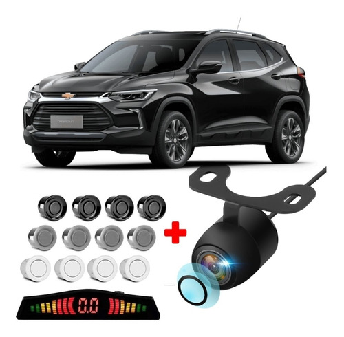 Kit Camera Borboleta E Sensor Ré Chevrolet Tracker 2020 2021
