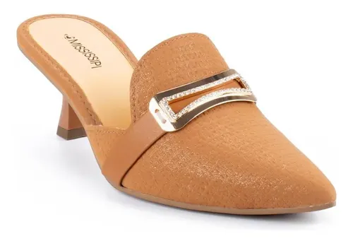 Mule Mississipi De Salto Alto Feminina Mi198 | MercadoLivre