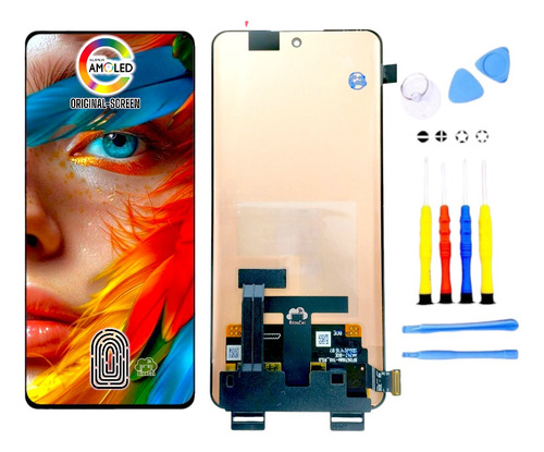 Display Para Oppo Reno 10 5g Amoled C/huella 100% Origi Display Amoled Original