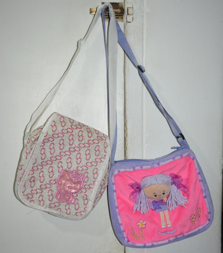 Lote 2 Cartera Hello Kitty Y Otra Polar Muñeca