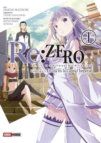 Re Zero 01 - Un Dia En La Capital Imperial - Tappei Nagatsuk