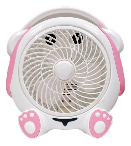 Ventilador D Escritorio Mesa Portátil Niño Niña Verano Turbo