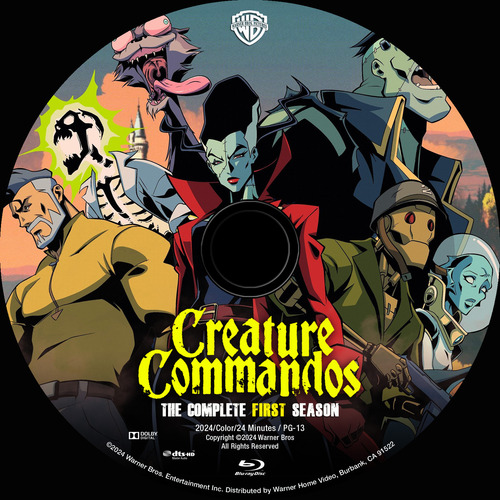 Creature Commandos 2024 En Bluray. Audio Ing. Esp. Lat. 5.1