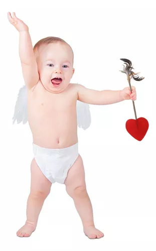 Disfraz De Bebé Cupido Con Alas De Ángel Para Año Nuevo