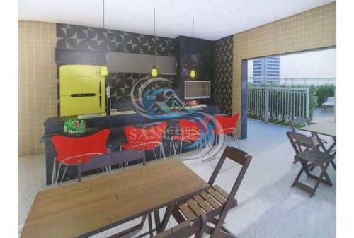 Imagem 3 de 15 de Apartamento 1 Dormitório Em Praia Grande - Vila Caiçara - V2220