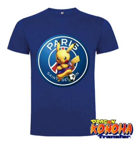 Polera Pikachu Pokémon Paris Saint Germain