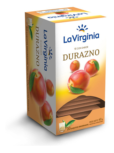 Té Durazno La Virginia X20 De 2g