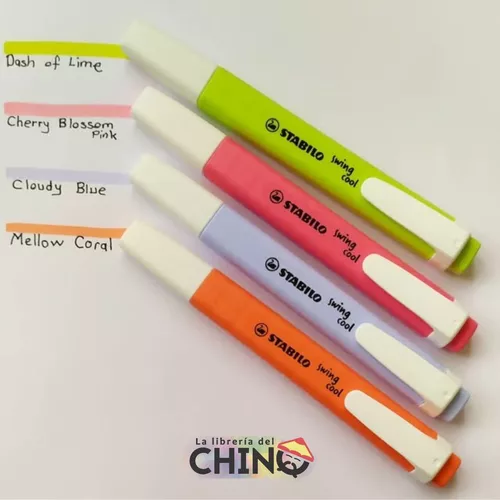 Set de Escritorio con 18 Marcadores swing cool Pastel STABILO Multicolor ·  STABILO · El Corte Inglés