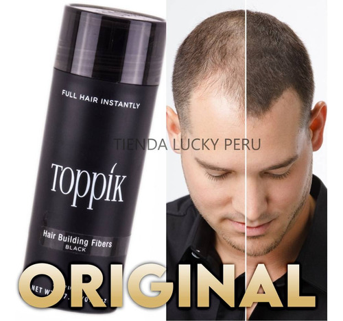 Toppik 100% Original Fibras Capilares Cabello Calvicie