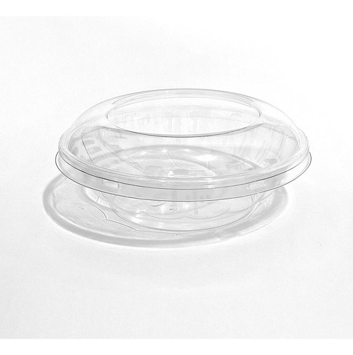 Pote Redondo Multuso C/ Tampa 750ml 100un Galvanotek G684 Cor Transparente