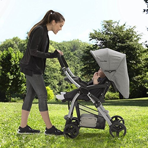Jeep Unlimited Reversible Grey Coche Paseador Bebe