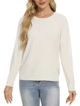 Comprar Suéter Otoño Ligero Mujeres Vestido Manga Larga Suéter
