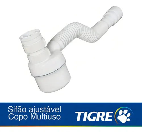 Sifão Ajustável Multiuso Copo Tigre