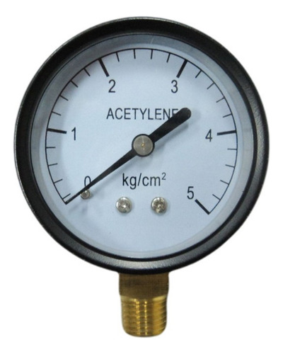 Manômetro Para Regulador De Acetileno 0-5 Kg/cm