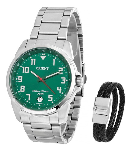 Relógio Orient Masculino Mbss1154a E2sx Verde Oferta