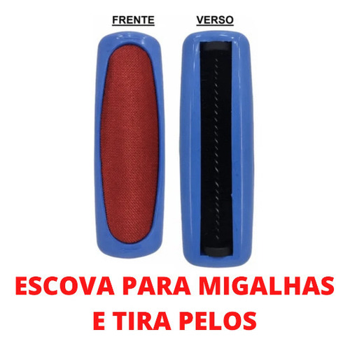 Cepillo rotativo para barrer migas, limpia la mesa de salvado, color rojo liso