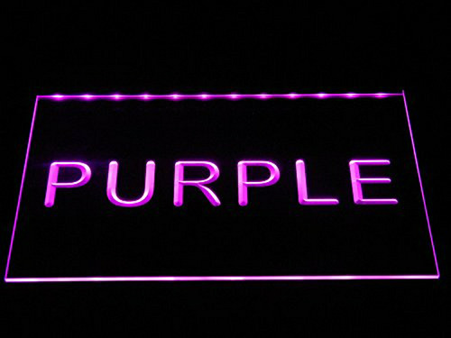 Cartel Led Neon  Happy Hours Bar Pub Abierto Cerveza Púrpura