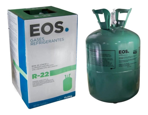 Gás Botija Fluido R22 R-22 Dac 13,6 Kg Eos Pronta Entrega