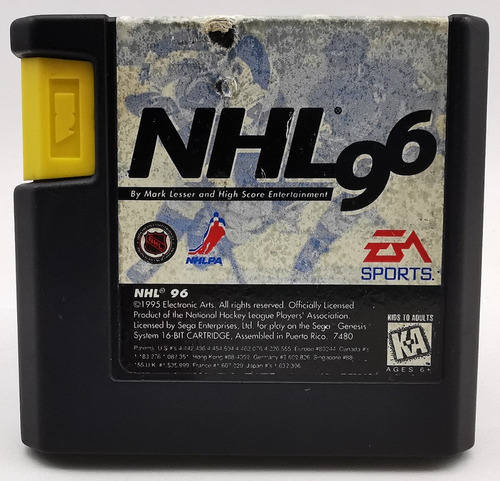 Nhl 96 Sega Genesis * R G Gallery