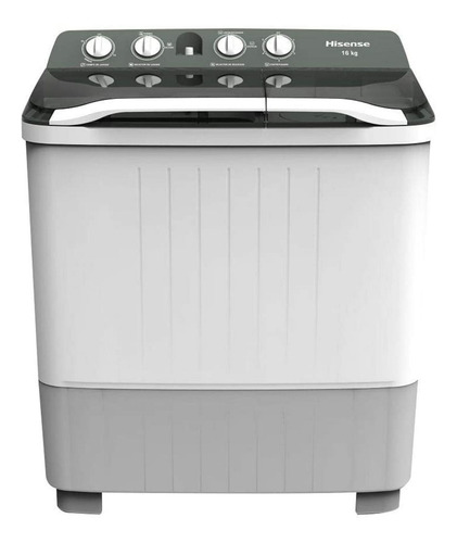 Lavadora Semiautomática De Doble Tina 16kg Hisense Wsa1603p