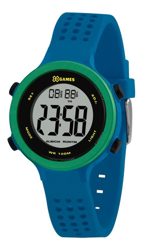 Relógio X-games Masculino Digital Xkppd079 Azul Pequeno