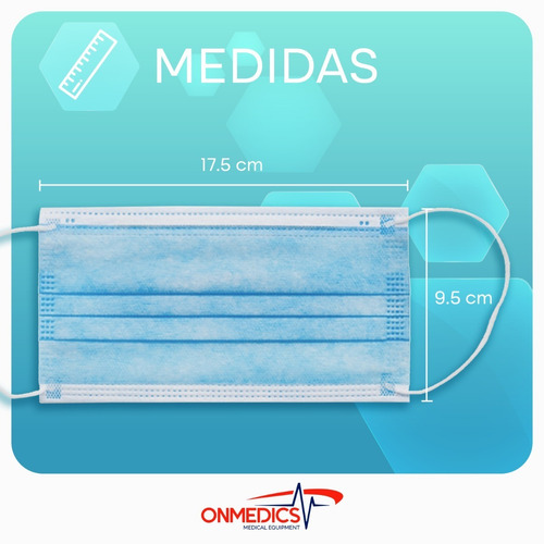 Imagen 3 de 8 de Cubrebocas Tricapa Termosellado Mascarilla Plisado 300 Pz