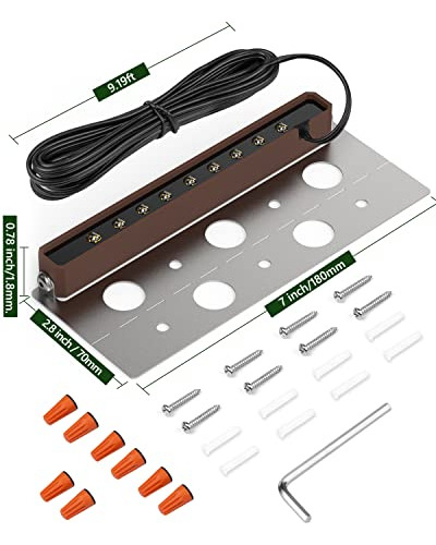 Paquete De 8 Luces Led Para Superficies Duras De 7 Pulgadas,