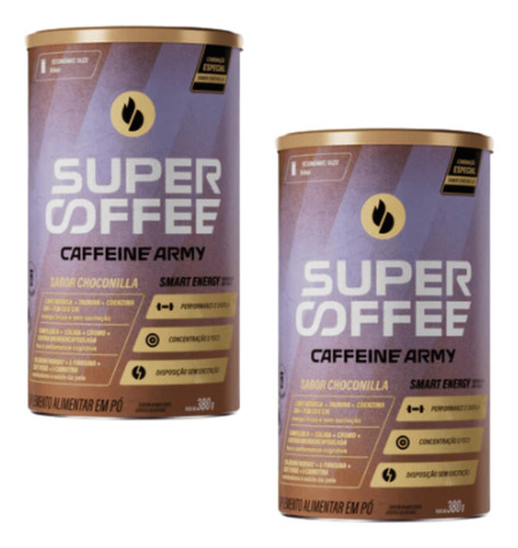 2x Supercoffee Sabor Choconilla 380g - Caffeine Army