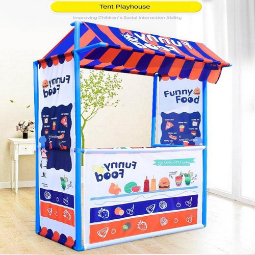 Niño Niños Ice Playhouse Tienda Tienda Juguete De Azul