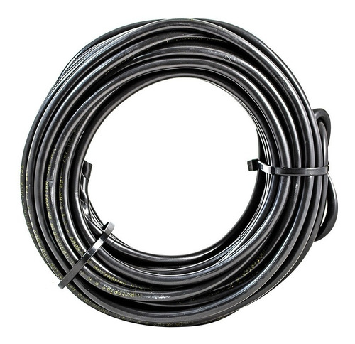 Cable Tipo Taller Tripolar 3 X 1 Mm Pvc Negro X25m