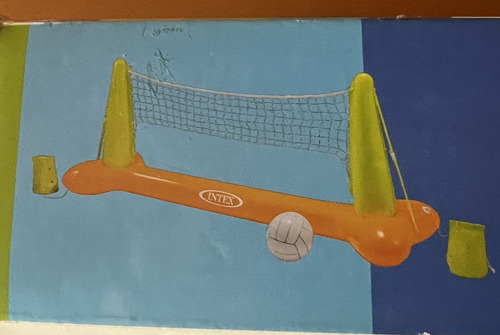 Juego De Voley Para Piscina Intex Con Pelota Varios (Usado)